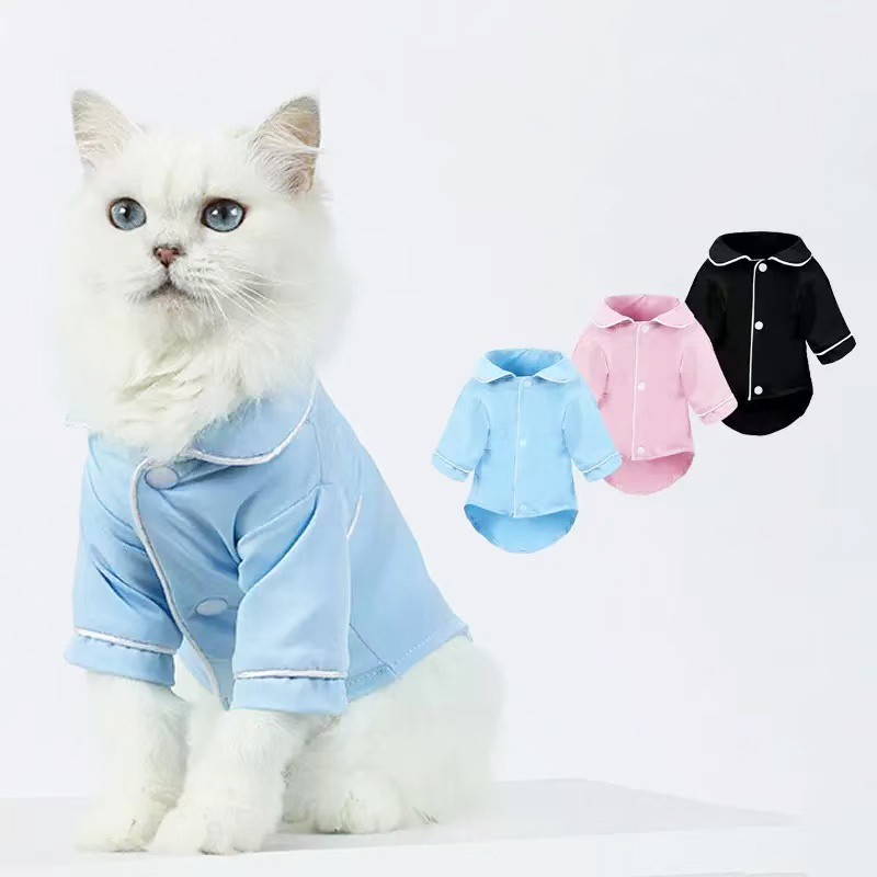Summer Dog Clothing - Pijamas para Animais de Estimação, Roupas