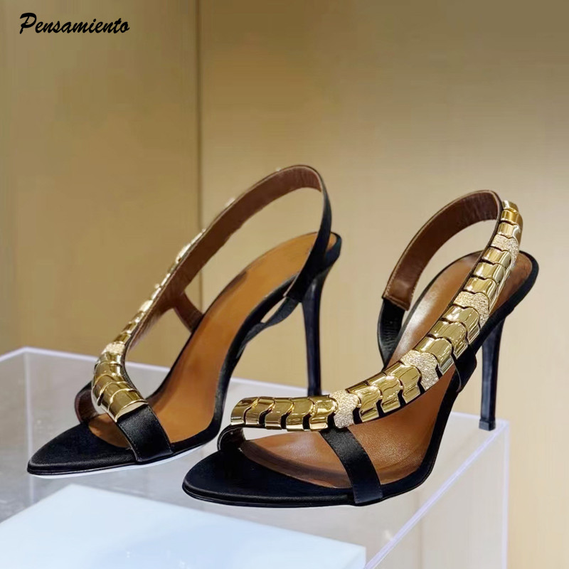 Summer Holiday Clothing Women - Sandálias Gladiadoras Femininas de Luxo com