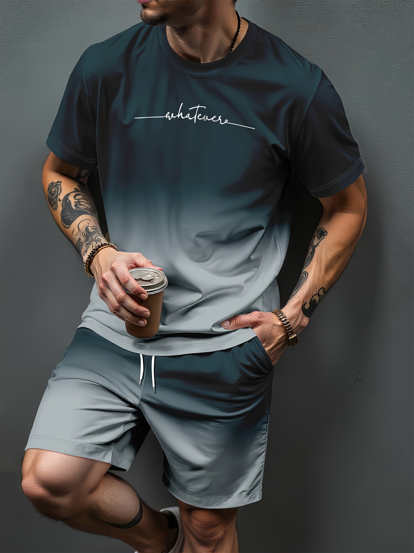Summer Clothing For Women - Conjuntos de Roupas Esportivas com Estampa