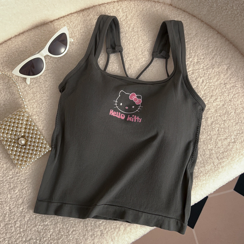 Summer Clothing Set For Girls - Roupas Femininas de Moda Anime Hello
