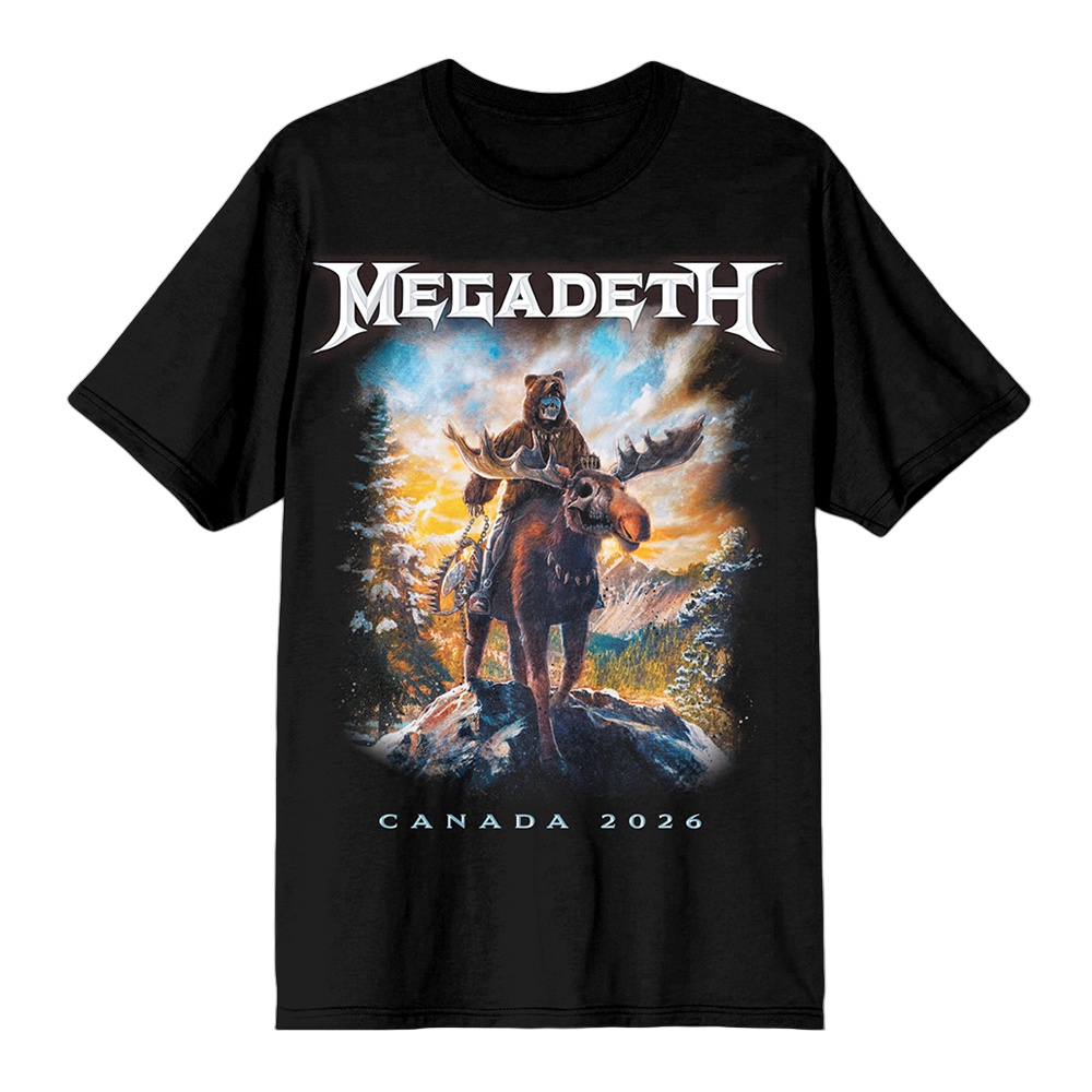 Summer Clothing Canada - Camiseta da banda de rock Megadeth