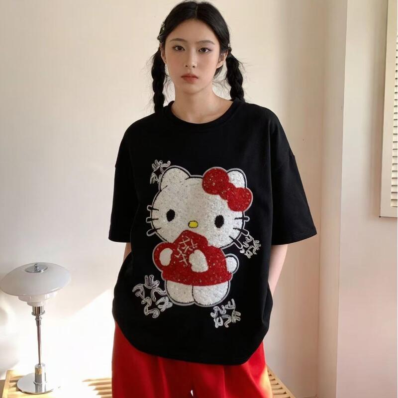 Summer Clothing For Women - Camiseta Feminina de Verão com Manga
