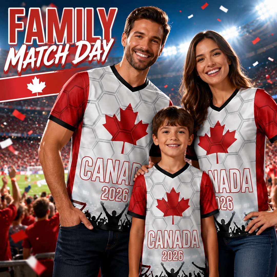Summer Clothing Canada - Camisa de Futebol Canadá 2026, Vestuário