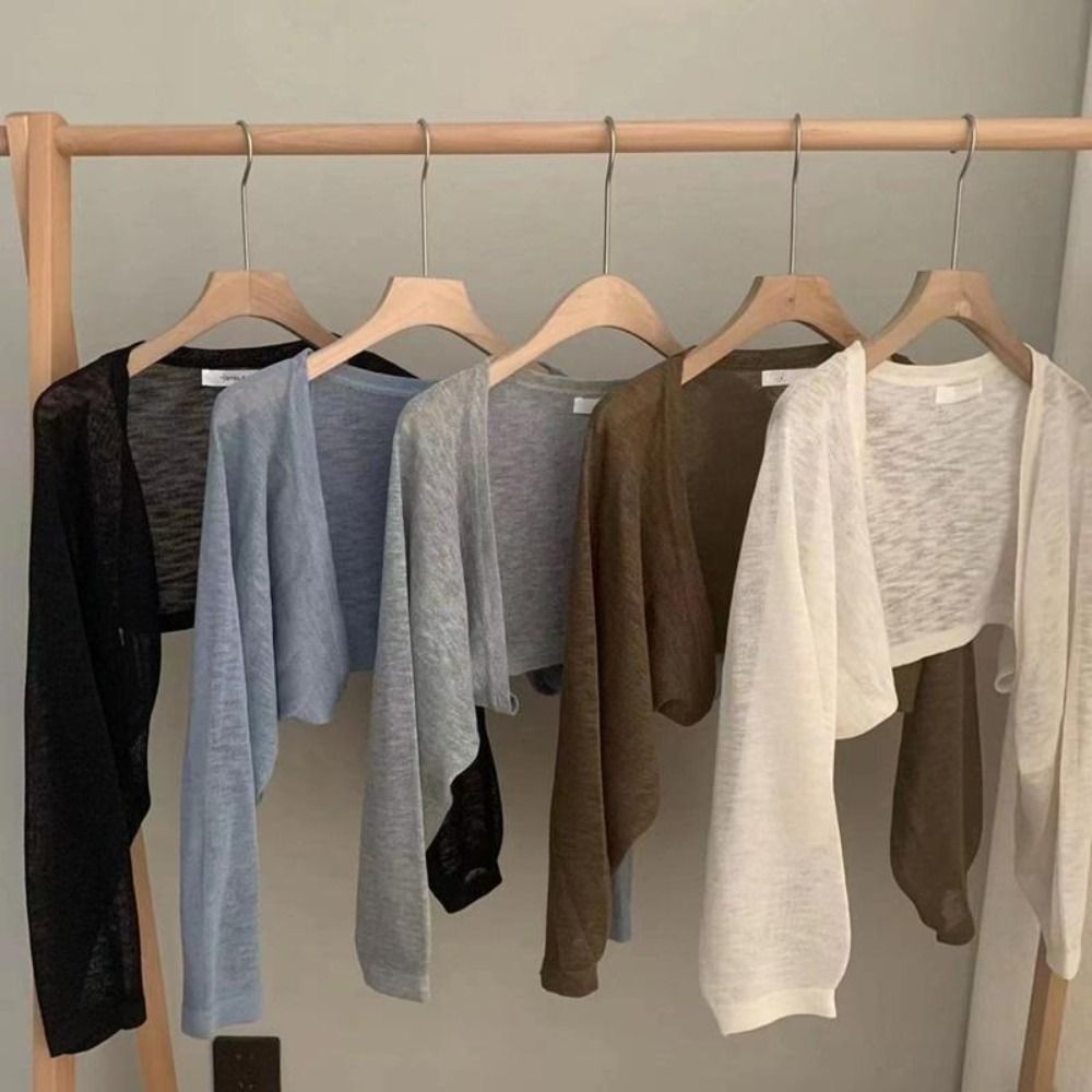 Summer Clothing Design - Novo Cardigã Fino com Design de