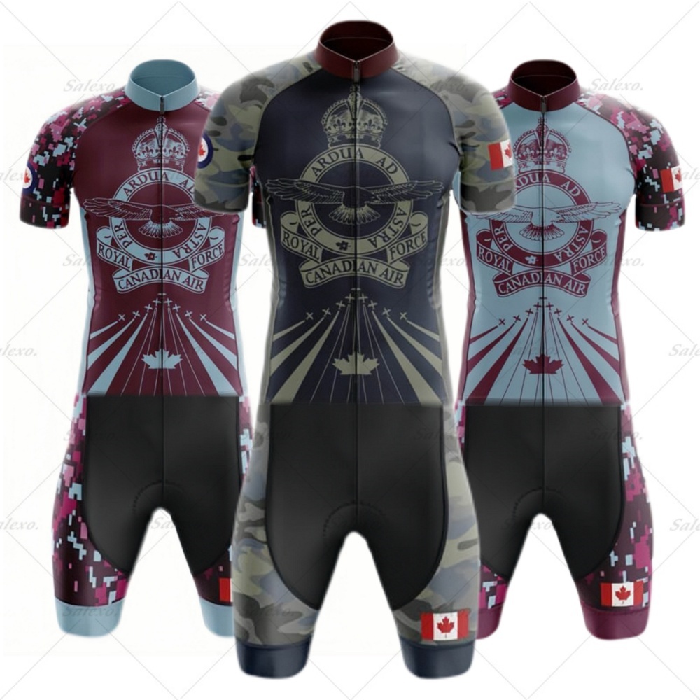Summer Clothing Canada - Canadá camo skinsuit masculino triathlon equipe