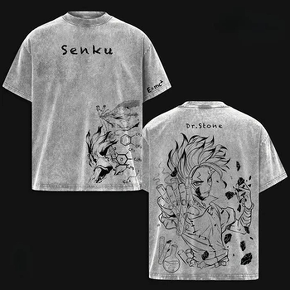 Summer Clothing Italy - Camiseta Ishigami Senkuu Dr.STONE com Estampa
