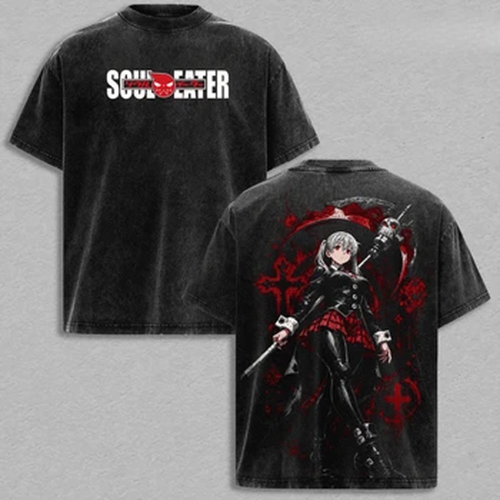 Summer Clothing Italy - Camiseta Vintage Anime Soul Eater MAKA