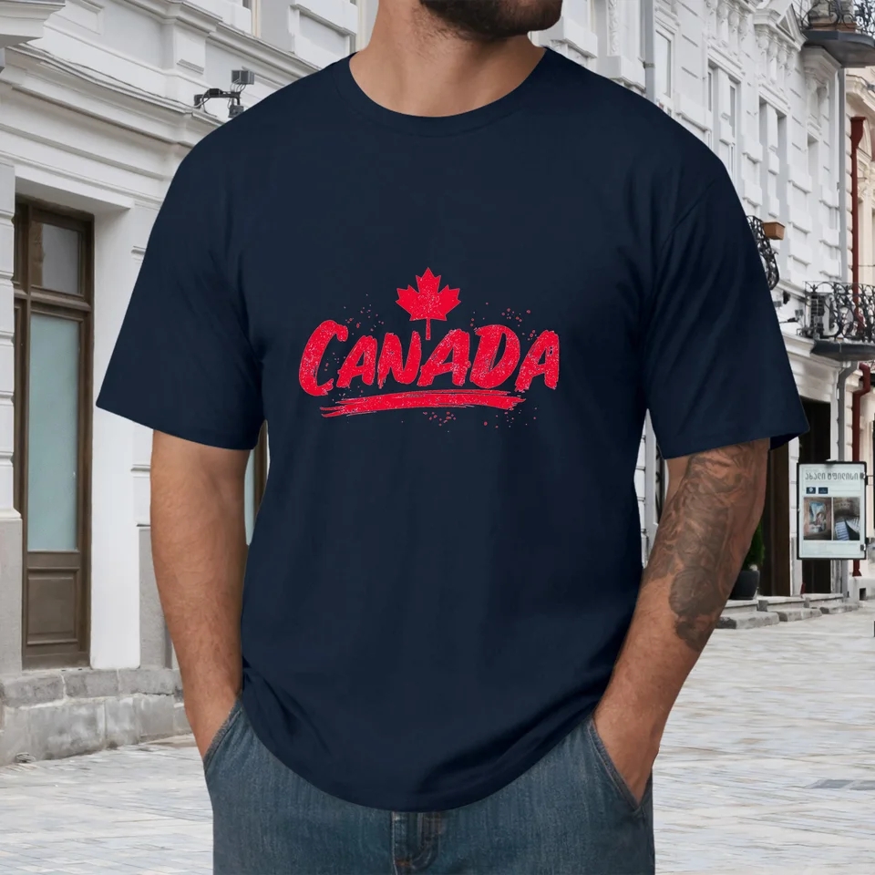 Summer Clothing Canada - Camisetas Masculinas de Verão com Estampa