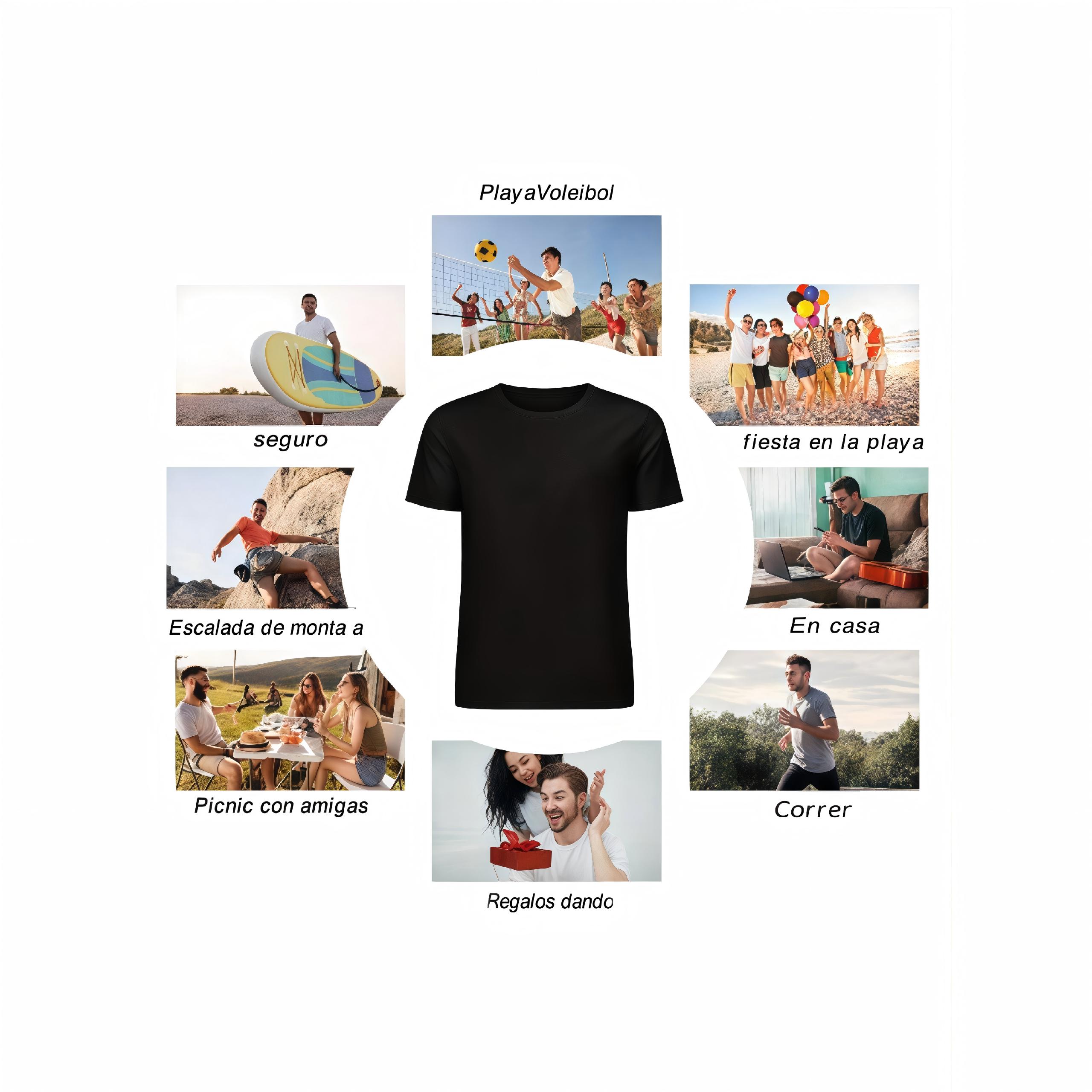 Camiseta masculina casual com  - Summer Clothing Design avaliação e preço