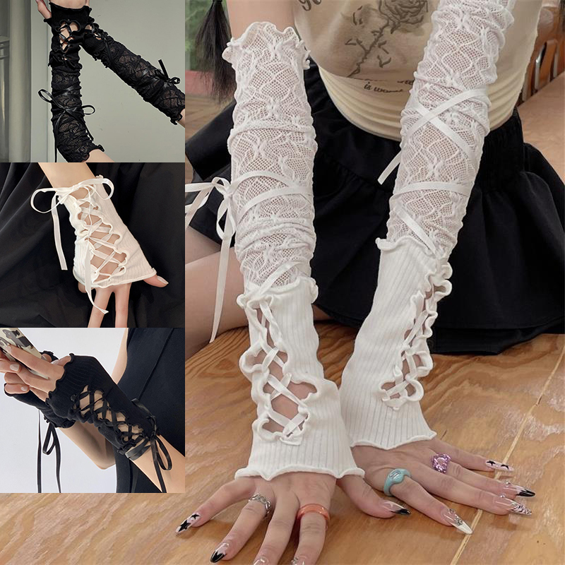 Luvas femininas sem dedos com  - Summer Clothing Design avaliação e preço