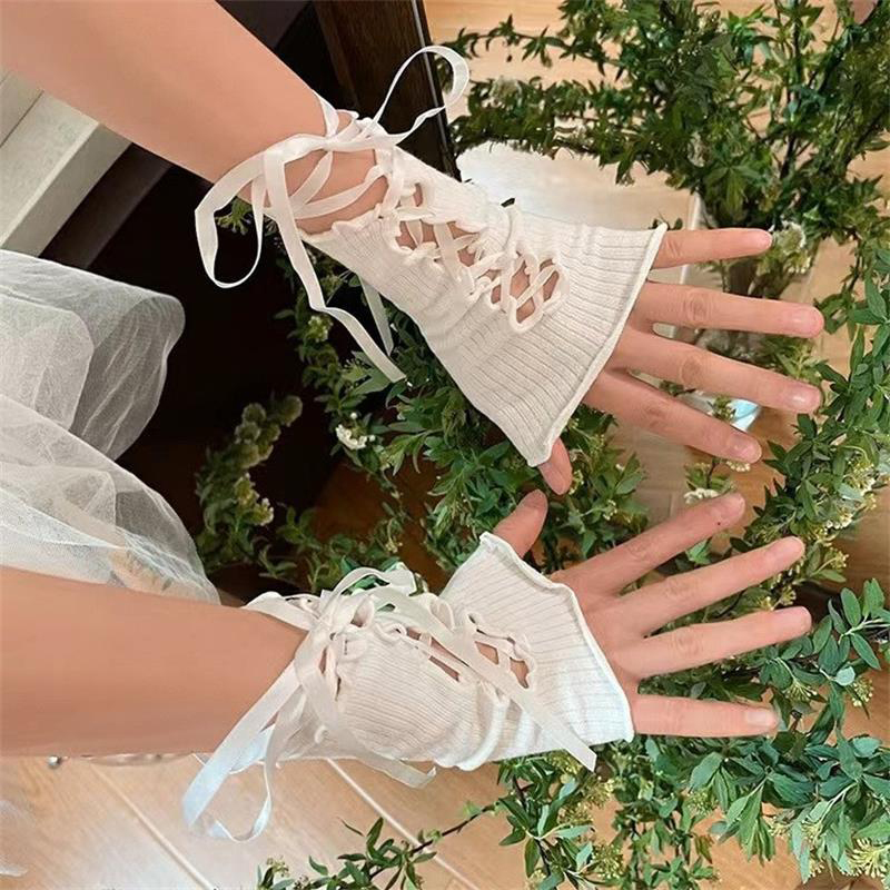 Luvas femininas sem dedos com  - Summer Clothing Design avaliação e preço
