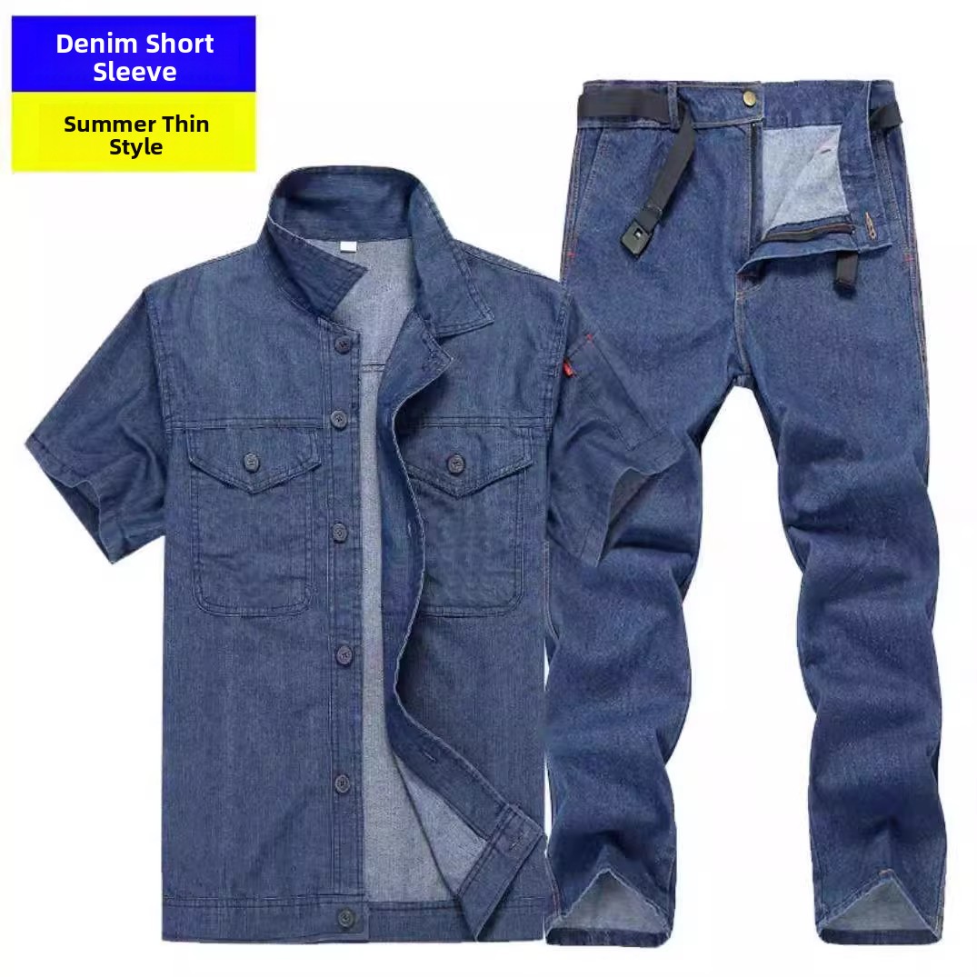 Conjunto de Trabalho em Denim  - Summer Clothing Long Sleeve avaliação e preço