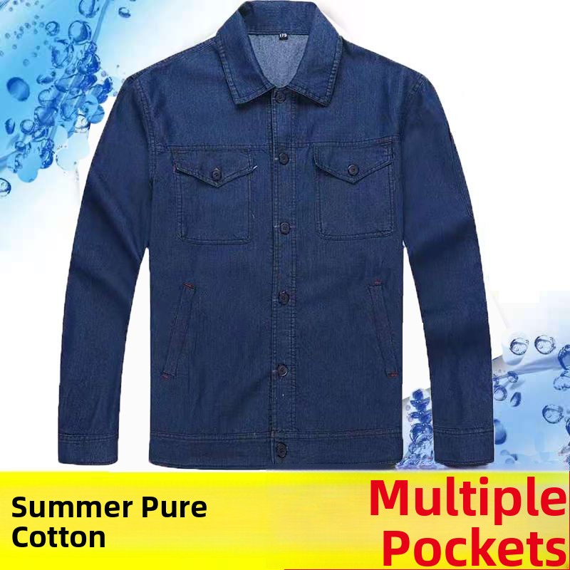 Conjunto de Trabalho em Denim  - Summer Clothing Long Sleeve avaliação e preço