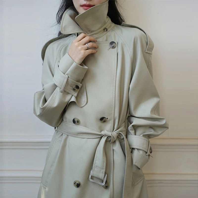2025 outono feminino trench co - Summer Clothing Women Over 50 avaliação e preço