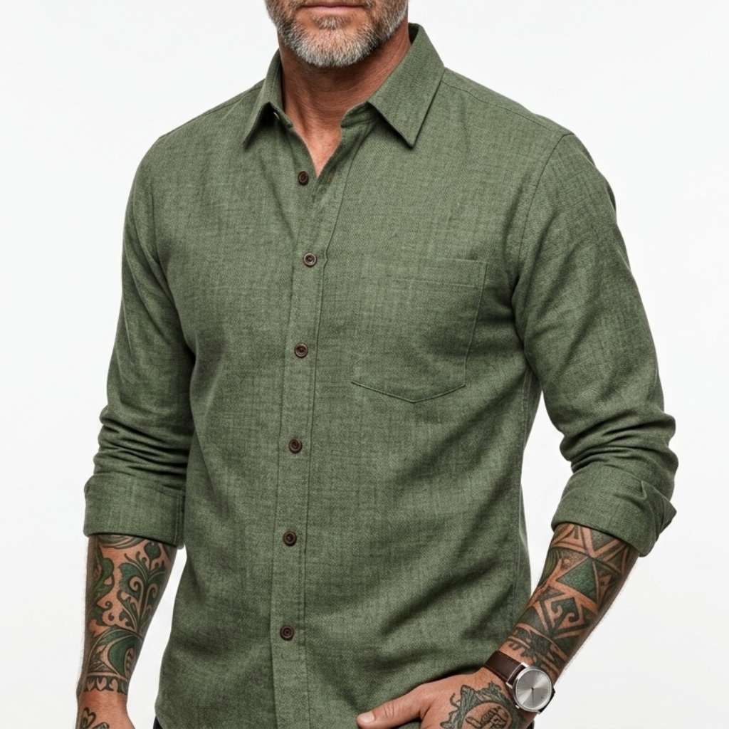 Camisa Masculina Ultra Fina de - Summer Clothing Long Sleeve avaliação e preço