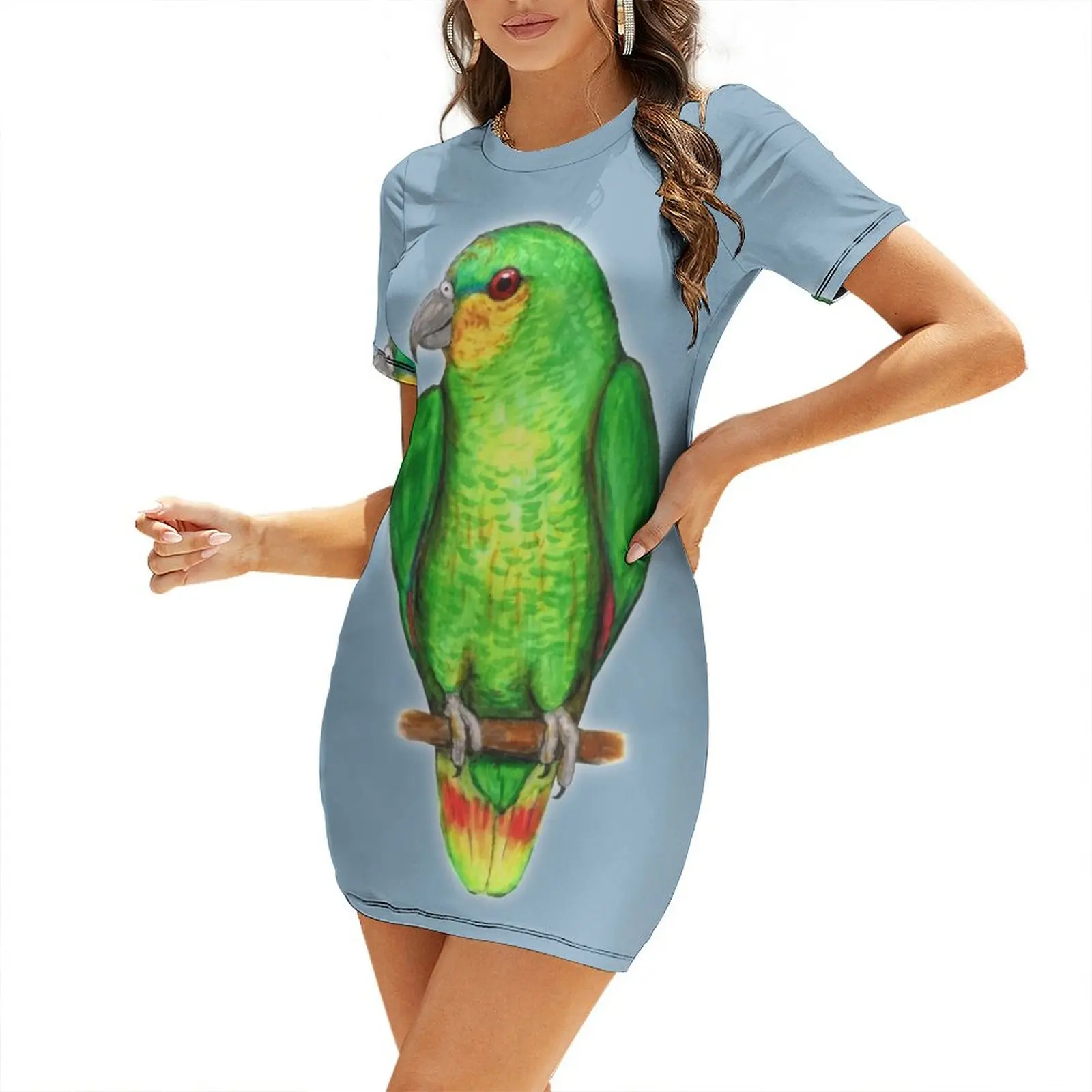 Vestido de manga curta com est - Summer Clothing Amazon avaliação e preço