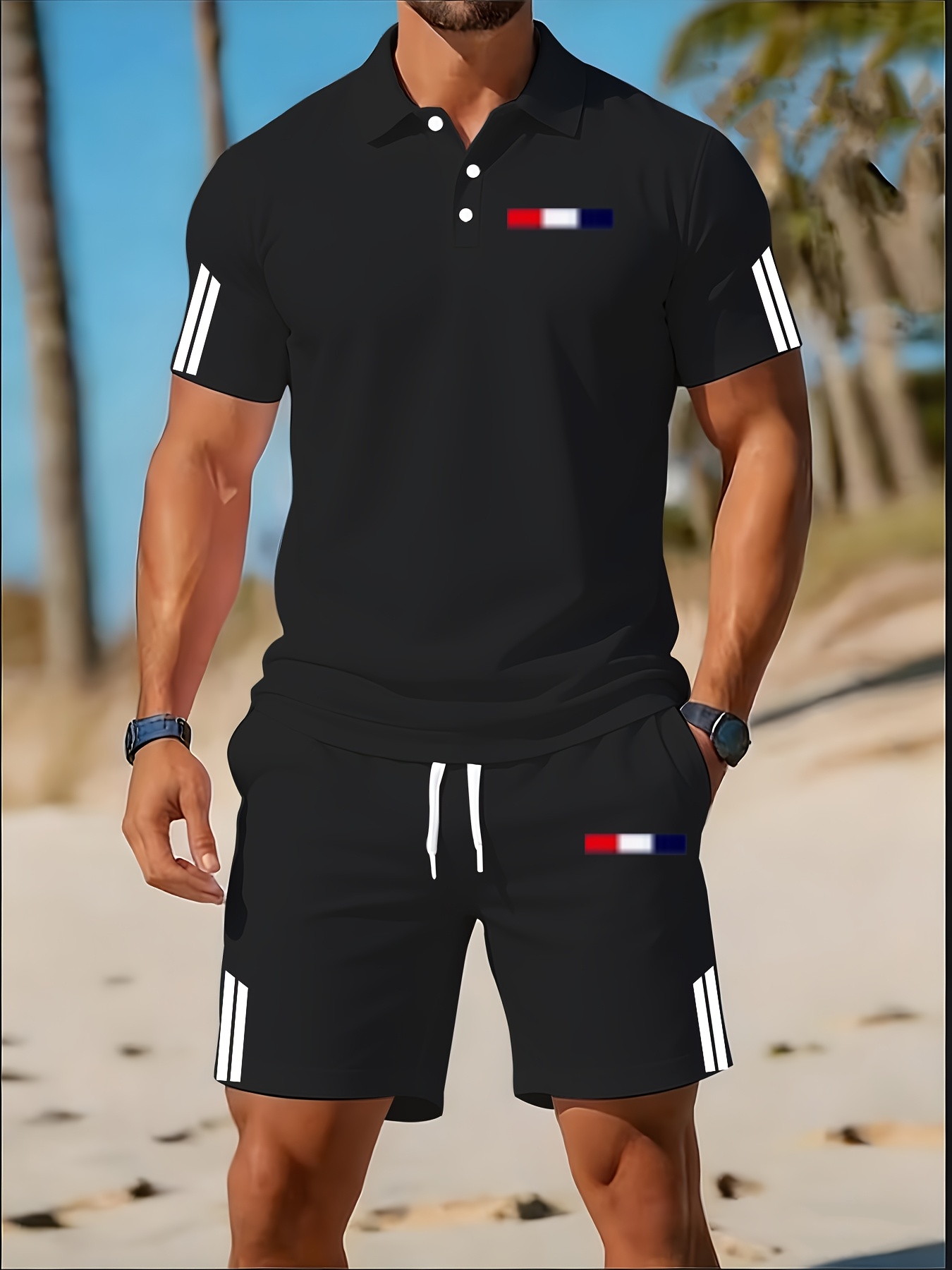 Conjunto de Camisa Polo Mascul - Summer Clothing Design avaliação e preço