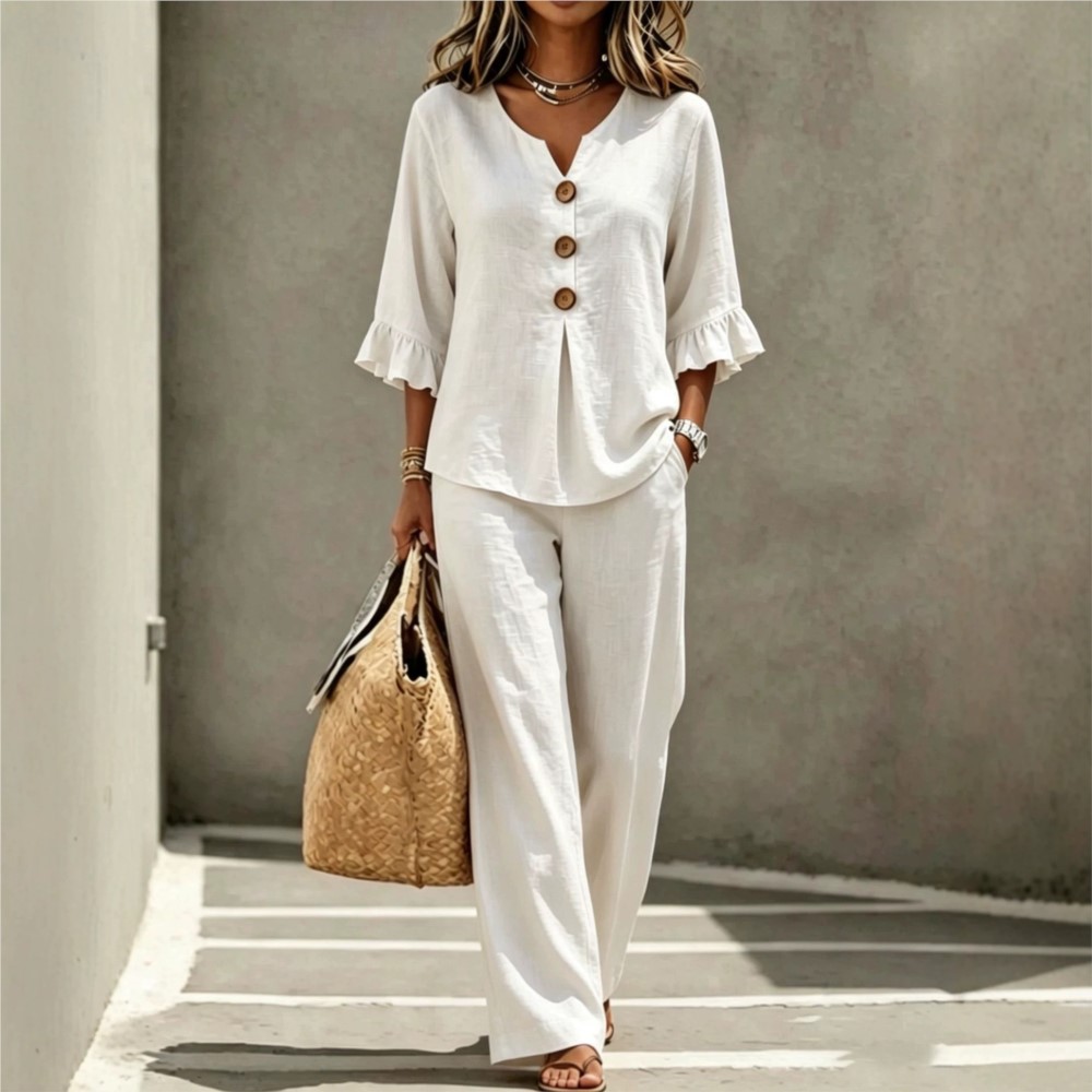 Conjunto de Verão Novo com Cam - Summer Clothing Set For Girls avaliação e preço