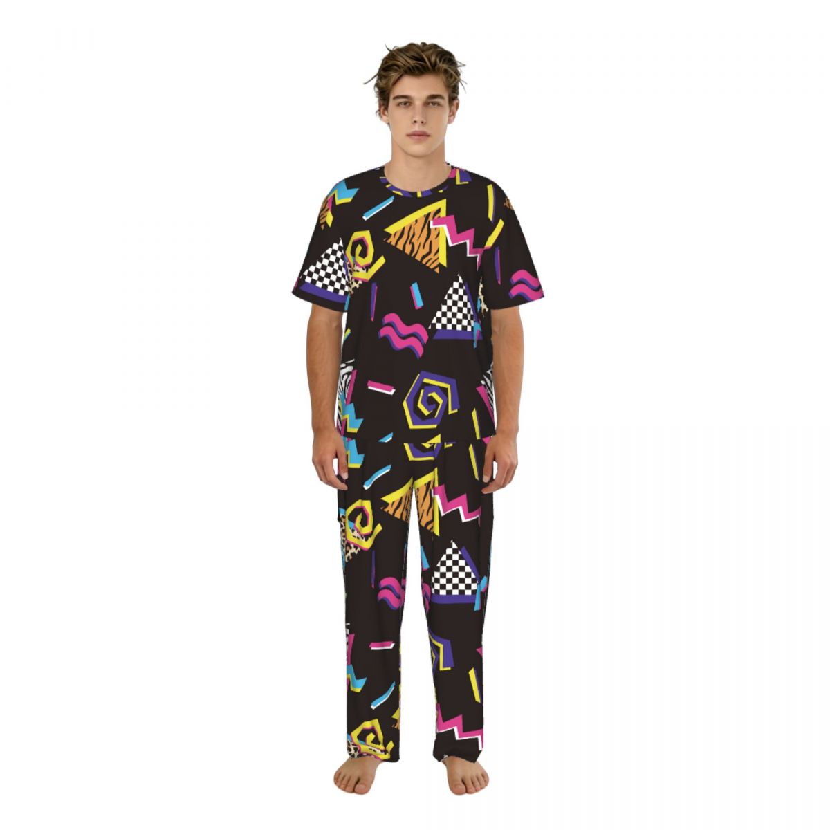 Conjunto de pijama masculino,  - Summer Clothing Long Sleeve avaliação e preço
