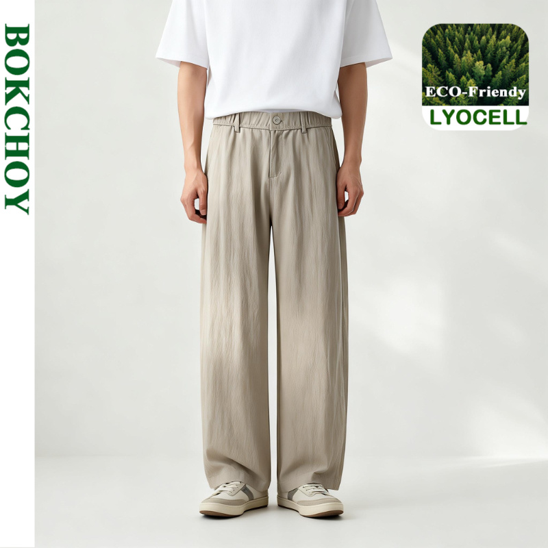Calças Casuais Masculinas Fina - Summer Clothing Men Linen avaliação e preço