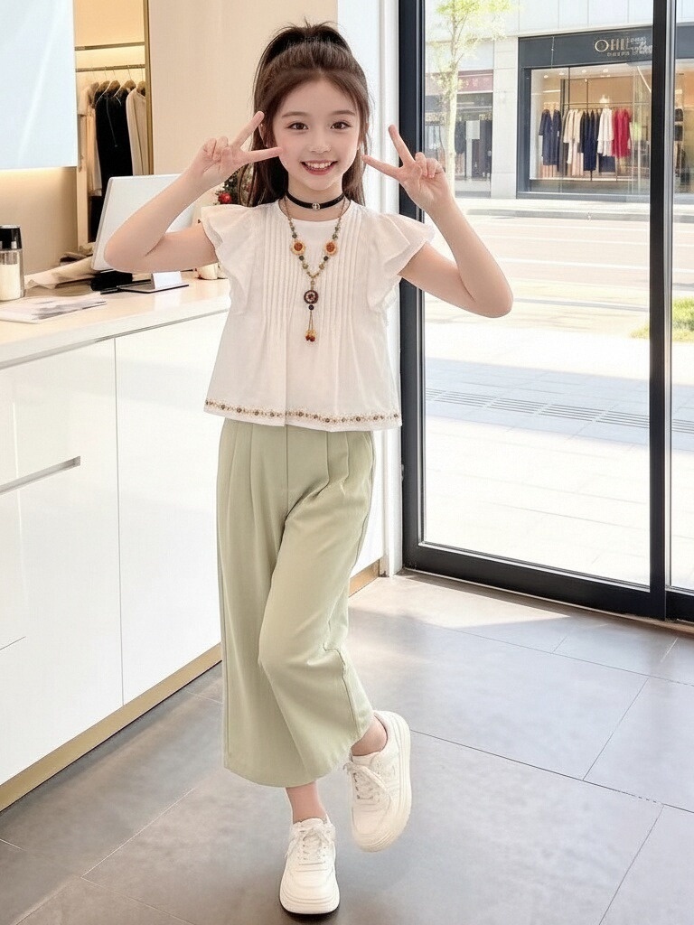 Conjunto de duas peças para me - Summer Clothing Set For Girls avaliação e preço