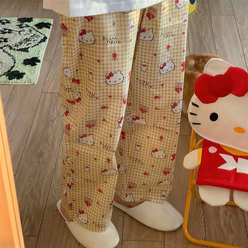 Calças Sanrio Hello Kitty, Cal - Summer Clothing For Women avaliação e preço