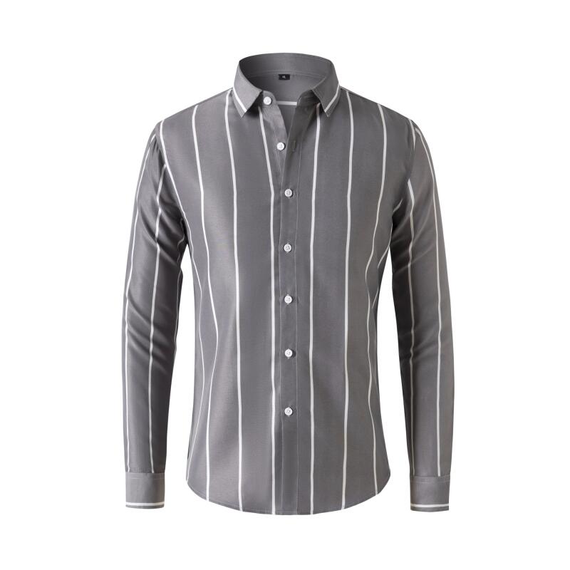 Camisa Social Masculina Listra - Summer Clothing Long Sleeve avaliação e preço