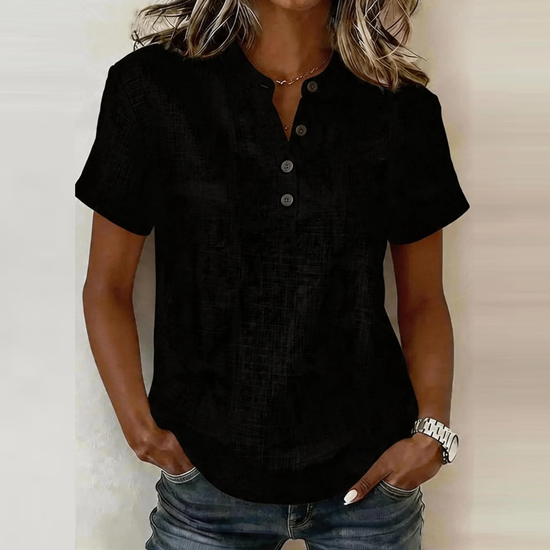 Blusas Básicas de Verão com Ma - Summer Clothing Men Linen avaliação e preço