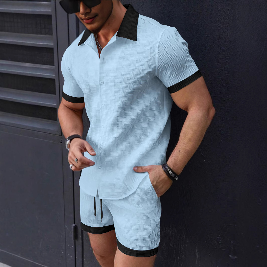 Conjunto de roupa masculina da - Summer Clothing Men Linen avaliação e preço