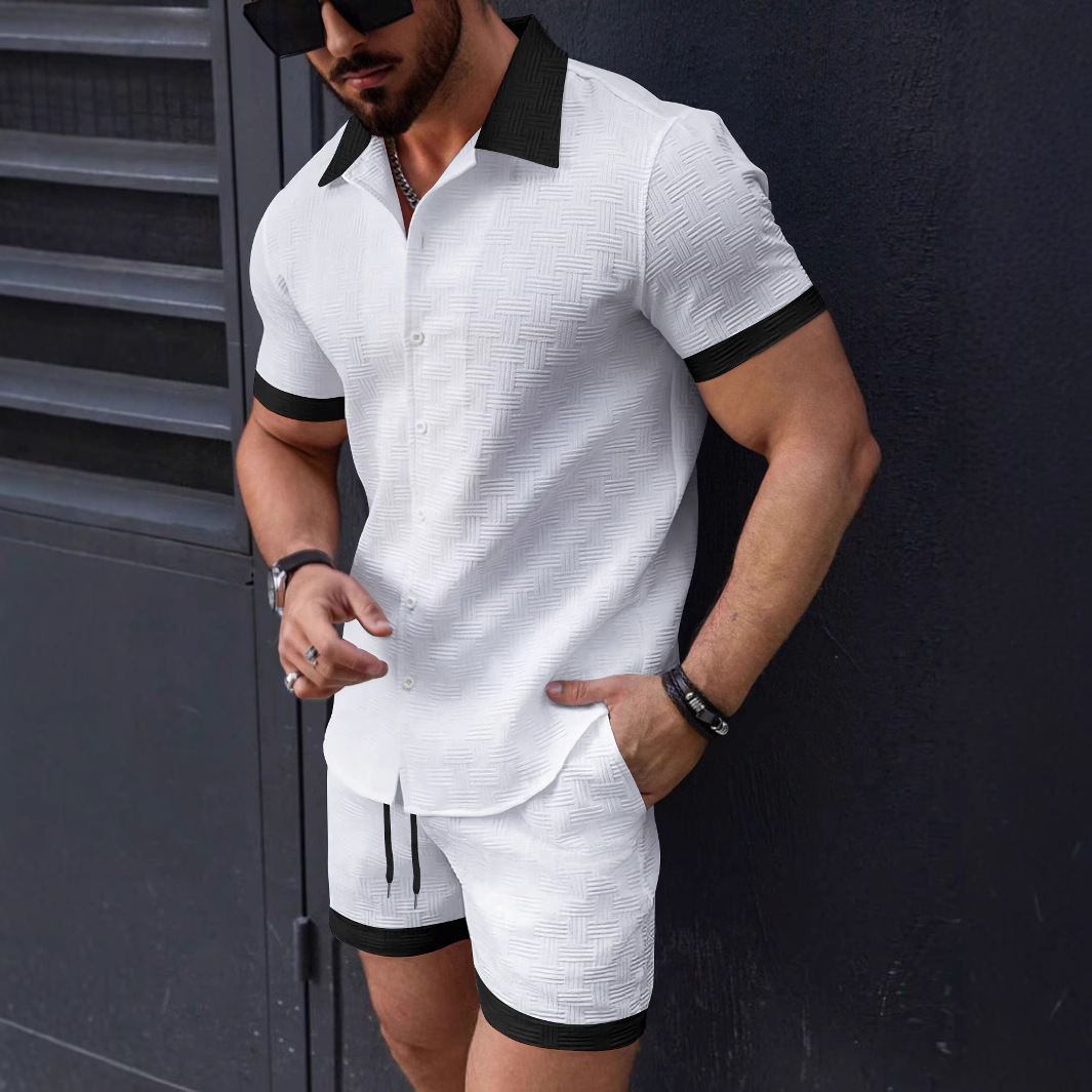 Conjunto de roupa masculina da - Summer Clothing Men Linen avaliação e preço