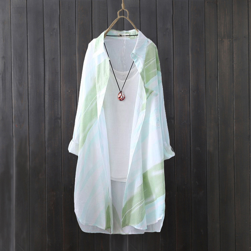 Camisa de Chiffon Feminina de  - Summer Clothing Design avaliação e preço