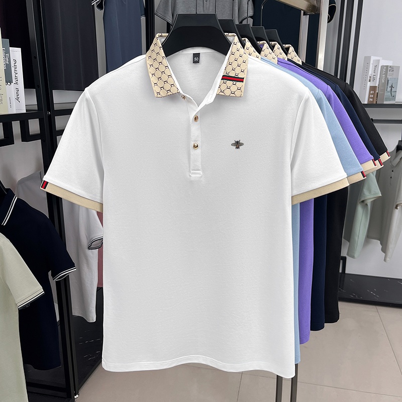 Camisa Polo Masculina de Luxo  - Summer Clothing Men Linen avaliação e preço