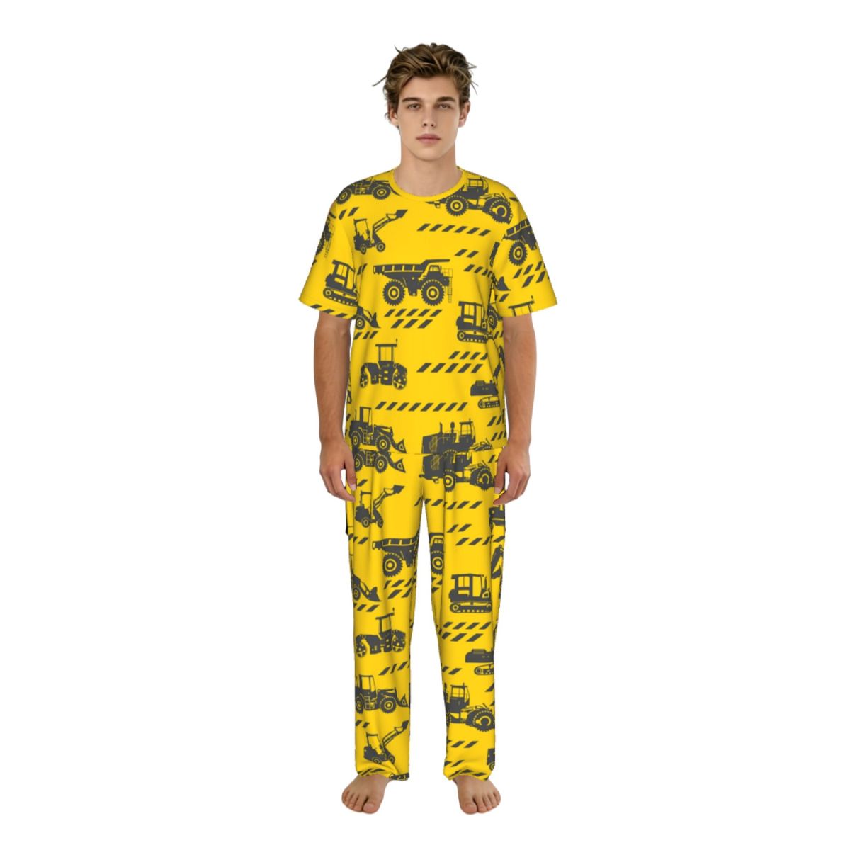 Conjunto de Pijamas Masculinos - Summer Clothing Long Sleeve avaliação e preço