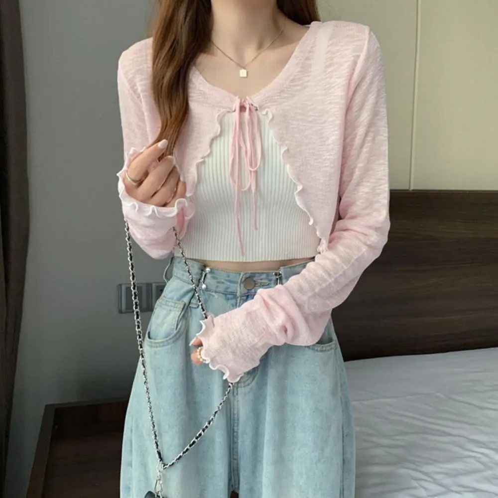 Novo fino protetor solar cardi - Summer Clothing Design avaliação e preço