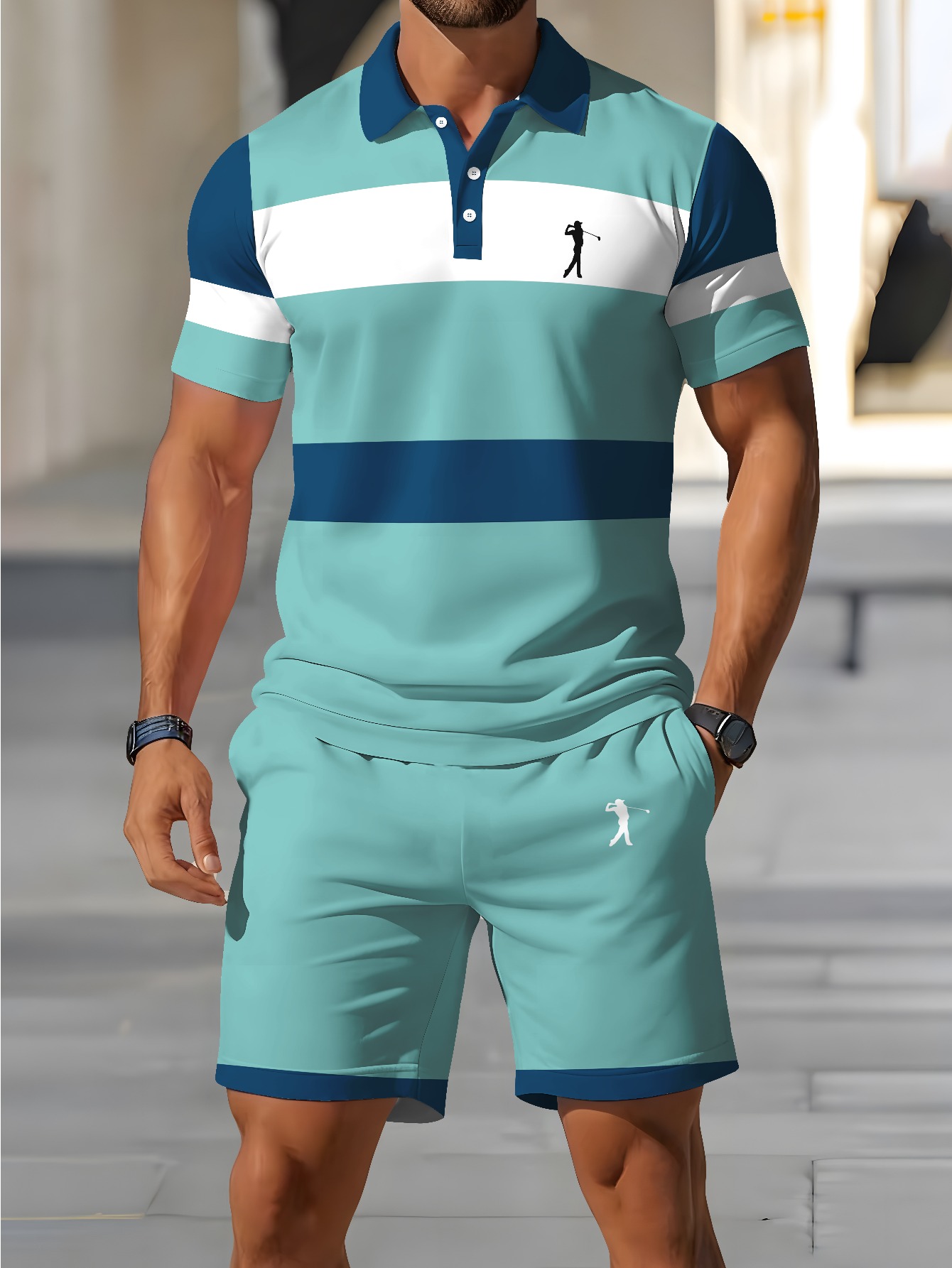 Conjunto de Camisa Polo Mascul - Summer Clothing Design avaliação e preço