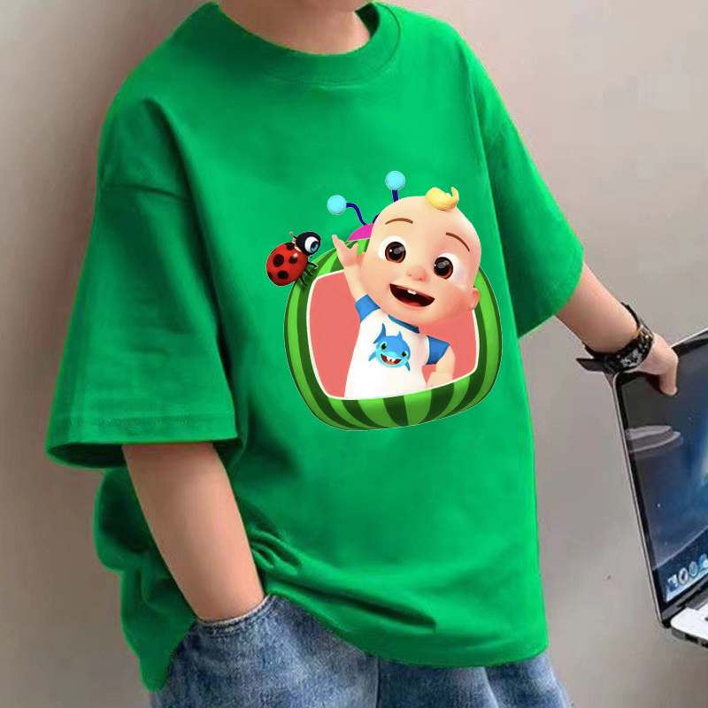 Cocomelons camisetas de bebê a - Summer Clothing For Girls avaliação e preço