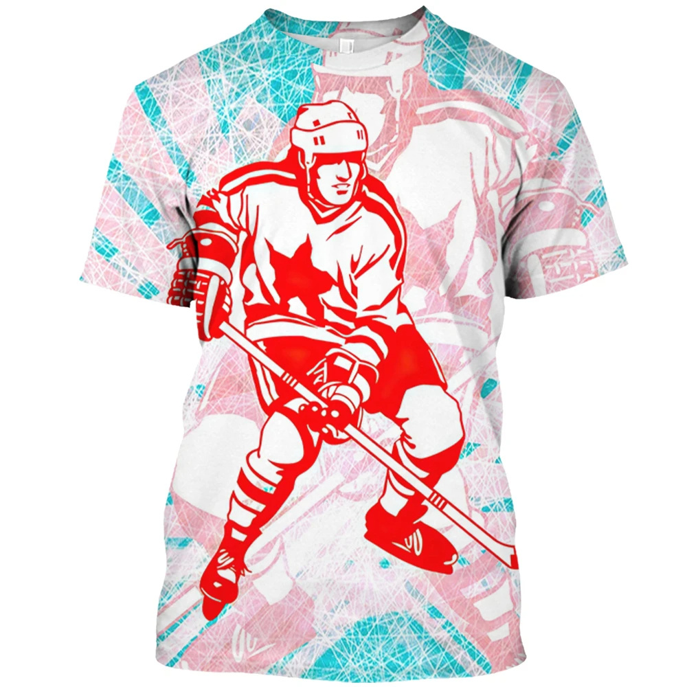 Canada Hockey T-Shirt Fashion  - Summer Clothing Canada avaliação e preço