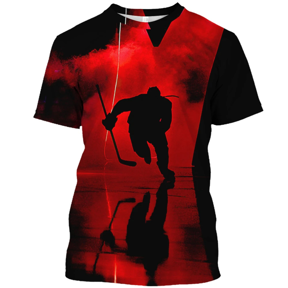 Canada Hockey T-Shirt Fashion  - Summer Clothing Canada avaliação e preço